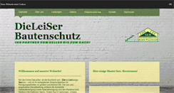 Desktop Screenshot of dieleiser.de