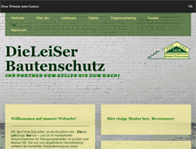 Tablet Screenshot of dieleiser.de